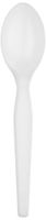 DISPOSABLE PLASTIC (1,000 Ct. MEDIUM WEIGHT TEA SPOONS) by A World of Deals