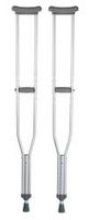 McKesson Aluminum Tall Adult Underarm Crutches 5' 10" to 6 ' 6" User Ht.