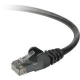 50 Cat6 Snaglesspatch Cable 4Pair Rj45M/M Black - Model#: A3L980B50-BLK-S