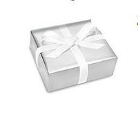 Bundleofbeauty SM981- Metallic Silver Gift Wrapping Paper - 16 Foot Roll