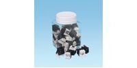 NK688MBL-Q - Modular Connector, Keystone, Black, RJ45, NetKey Series, Jack, 8 Contacts, 8 Positions, 1 Ports