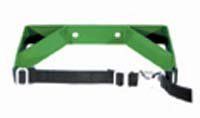 Anthony WB100 Single Cylinder Wall Bracket with Strap, Holds M60, M, H or T Size, Green