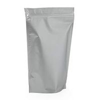 Silver Metallic Rice Paper Stand-Up Pouch - 5-7/8 X 3-1/2 X 9 - Package 25