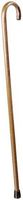 Standard Wooden Canes: 1" x 36", - 6 EA/BX Walnut Finish