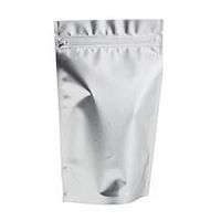 Silver Satin Stand-Up Pouch - 5-1/8 X 3-1/8 X 8-1/8 - Package 25