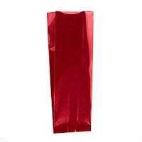 Red Single-Use Foil Gusseted Pouch - 3-1/4 X 2-1/2 X 13 - Package 50