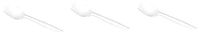 Karat U2210 5.3" PP Medium-Weight Disposable Spork, White (Pack of 1000) (3-(Pack))