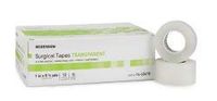 McKesson Clear Silicone Medical Tape 1" X 5.5 Yd 1 Box, 12 Rolls/Box 16-48410