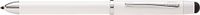 Cross Tech3+ Multifunction Pen with Stylus, Pearl White with Chrome Plated Appointments (AT0090-9)