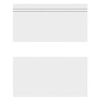 Reclosable Poly Bags 8" x 10" - Pack of 1000