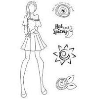 Prima Julie Nutting Cling Rubber Stamp - Elena