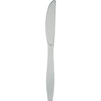 Club Pack of 288 Shimmering Silver Premium Heavy-Duty Plastic Party Knives