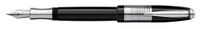 Laban Genghis Khan Black ST Broad Point Fountain Pen - LRN-F987-BKB