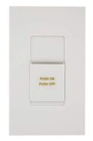 Leviton MNE04-1LW 400Va 320W, Single-Pole and 3-Way, Monet Preset Digital Electronic Low-Voltage Slide Dimmer, White