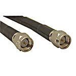 Jameco Valuepro 4864-K-24-R Cable Assembly, SMA Male to SMA Male, 2 Foot, RG-174, Coax Cable, 50 Ohm, Black