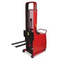 Wesco Industrial Products 261037 Fork Model Counter-Balance Battery-Powered Stacker, 1000-lb. Load Capacity, 56" Lift Height, 59.5" L x 26.5" W x 72 H