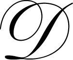 J.Herbin H403 Brass Seal for Sealing Wax Script Old Style Font 15/16" Diameter (Letter D)