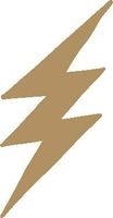 hBARSCI Lightning Bolt Vinyl Decal - 5 Inches - for Cars, Trucks, Windows, Laptops, Tablets, Outdoor-Grade 2.5mil Thick Vinyl - Gold