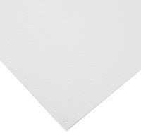 Rolyan Splinting Material Sheet, Polyform, White, 1/8" x 18" x 24", 1% Perforated, Single Sheet
