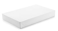 Incredible Packaging – Exceptional Apparel Decorative Gift Box - Shirt Boxes - Women Top Box - for Apparel and Gifts with lids. (White, 10" x 7" x 1.25" - 100 Sets.)
