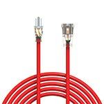 KMC 16AWG Power Outdoor Extension Cord with Night Light 2 Pack - 10 Feet (16/3 Orange)