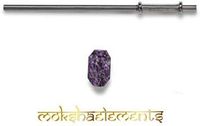 Crystal Healing Drinking Stainless Steal Straws Reusable Adjustable Metal Straw Perfect for Meditation and Healing - Drinkware (Dreamy Purple)