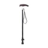 Crutches Ultra Light Old Man Single Foot Carbon Fiber Cane Portable Retractable Triangle Cane Non-Slip Hiking Cane (Color : B, Size : 60cm)