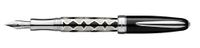 Laban Enamel Black Prismatic Medium Point Fountain Pen - LMB-F200-1BKM