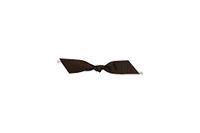 Reliant Ribbon 5175-09205-2X2 Grosgrain Twist Tie Flair Bows Bows, 7/8 Inch X 100 Pieces, Brown