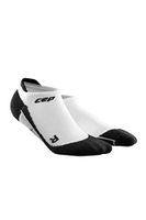 Men’s No Show Compression Running Socks - CEP (White/Black) V