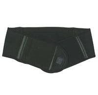 Nikken KenkoTherm Orthopedic Back Belt (18421) - Adjustable Therapy Posture Corrector - Lower Back, Pain Relief - Support for Lifting, Work, Gym, Posture with Pocket, Black, X-Large - 46 Inches