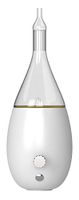 Raindrop Nebulizing Diffuser - Waterless diffuser For Essential Oils Aromatherapy - Wood Base, Glass Top - Fills Big Rooms In Minutes With Organic Aromas - Two Scents by VINEVIDA (White Ceramic)