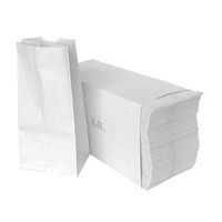 Paper Lunch Bags, Paper Grocery Bags, Durable Kraft Paper Bags, Perfect Durable Paper Lunch Bags Size Pack of 500 Bags (white, 6)