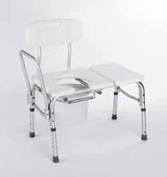 Bathtub Transfer Bench w/Cut Out & Commode [Each-1 (single)]