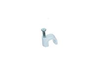 CNE41343 RG6 Cable Clip, 100 Pieces Per Bag, White