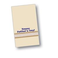 Dinex DXHS201DN01 Paper Father's Day Ties Design 2 Ply Dinner Napkin with 1/8 Fold and Coin Edge Embossed, 17" Length, 15" Width, 8.25" Height (Pack of100)