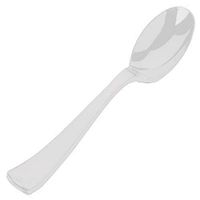 Fineline Settings Platter Pleasers White 10" Extra Heavy Serving Spoon 100 Pieces