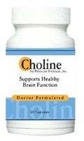 4 Bottles Choline Bitartrate 500 mg, 60 Capsules, Supports Healthy Brain Function, Formulated by Ray Sahelian, MD