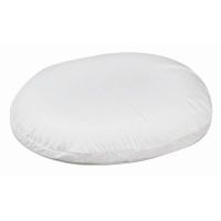 DMI Contoured Foam Ring Cushion, White - 18" x 15" x 3"