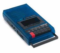 Califone 1500AV-BL Blueberry Cassette Recorder