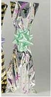 6.5" X 20" Metallic Wine Bags (Confetti) 10 Bags