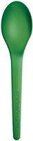 Eco-Products Plantware Renewable & Compostable Spoons, 6-Inch, Green, Case of 1000 (EP-S013G)