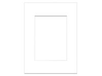 PA Framing, Single Mat, 9 x 12 inches Frame for 6 x 8 inches Photo Art Size - White Core/White