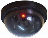New in Box 5 in. Indoor Outdoor Blinking Security Camera Very Realistic Battery Operated Surveillance Video Dummy Shop Garage Home