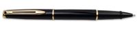 Waterman 42002W Waterman Hemisphere Stick Rlr Ball Pen, BLK Lacquer Brl, BLK Ink, Fine, 0.70 mm, 1 Unit