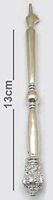 super stam Torah/Book Pointer Yad Hand Pointer Silver Finish 13cm (L) with a 20cm Bead Charm