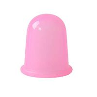 3Piece Silicone Cupping Vacuum Suction Massage Cups Body Massager for Adults Home Use (Color : Pink)
