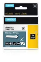 LABEL, DYMO RHINO, WHITE 3/4"x11.5