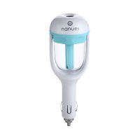 Car Aromatherapy Essential Oil Diffuser Humidifier Purifier Cigarette Powered (Blue)