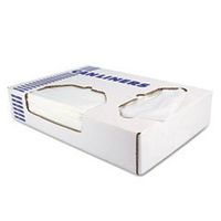 Low-Density Can Liners, 20-30 gal, .65 mil, 36 x 30, White, 200/Carton